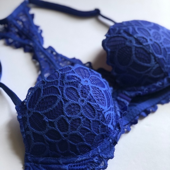 PINK Victoria's Secret Other - VS Pink Beautiful Blue Front Close Racerback Bra PINK Victoria's Secret Other - VS Pink Beautiful Blue Front Close Racerback Bra